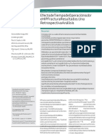 Effect of Time of Operation On Hip Fracture Outcomes A Retrospective Analysis - Traducido