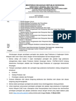 Permintaan Data Rekomendasi Penetapan Peringkat Dan Jabatan Bagi Pelaksana Di Lingkungan Kantor Wilayah DJBC Aceh