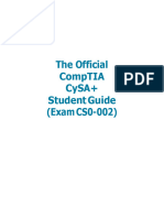 The Official Comptia Cysa Student Guide Exam Cs0 002 PDF Free