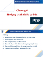 Chuong 6 Su Dung Trinh Chieu Co Ban