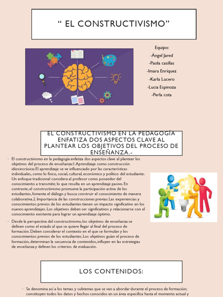 El Constructivismo | Descargar gratis PDF | Evaluación ...