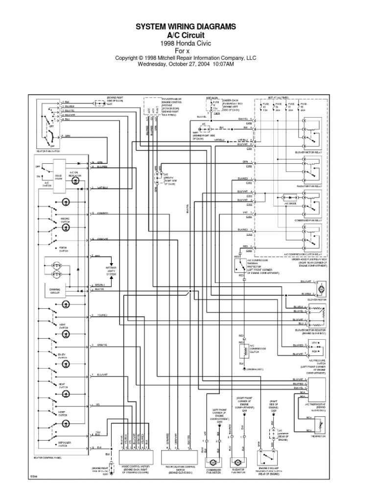 1998 HONDA CIVIC MANUAL PDF intelligence overview