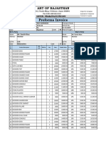 Proforma Invoice Danish Khan