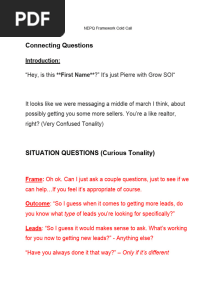 NEPQ Cold Calling Call