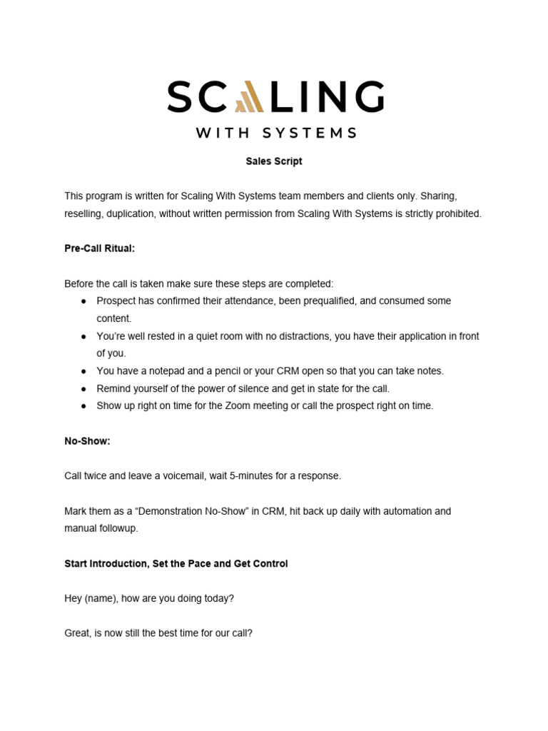 (Master) Sws - Sales Script | PDF | Visa Inc. | Master Card