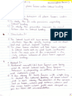 SD Lateral Load On 2D Frame