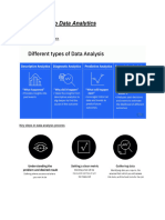 IBM Data Analyts Professional Certificate Note