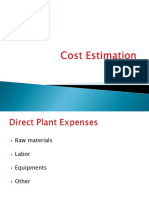 Cost Estimation Introduction - Lecture