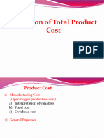 Product Cost-Lecture