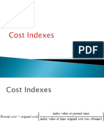 Cost Index & Methods For CE-lecture