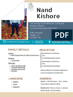 Nand Kishore Biodata