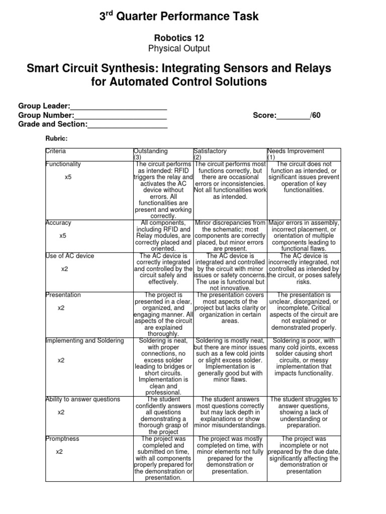 Robotics 12: Smart Circuit Synthesis | PDF | Soldering | Relay