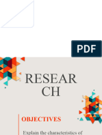 Characteristics of Research