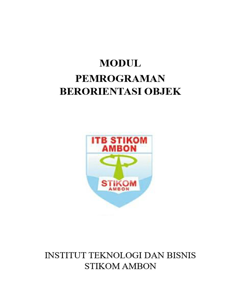 Panduan Pemrograman OOP dengan Java | PDF