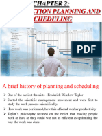 Construction Planning and Scheduling