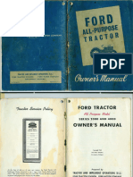 Ford 4000 Tractor Operator's Manual PDF