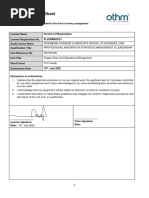 Assignment Supply Chain 1 Mar 2024