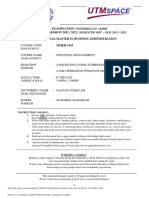 Strategic Management Exam PDF