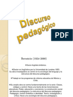 Discurso Pedagógico