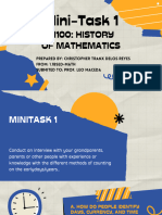 Mini-Task 1 m100 History of Mathematics