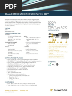 Csa Acic Armoured Instrumentation, 300V