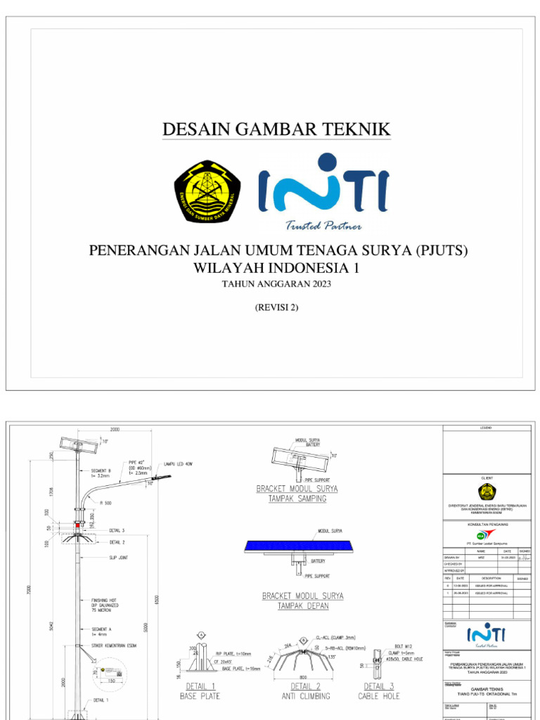 Desain Gambar Teknik Pjuts Esdm 2023 Indo 1 - Rev2 | PDF
