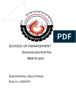 General Elective File