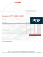 Quotation - Spectrophotometer & OD Meter