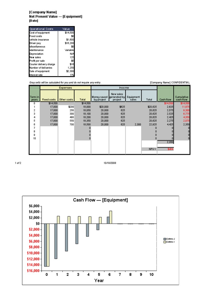 Net Present Value | PDF