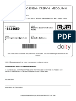 Comprovante de Inscrição - Doity