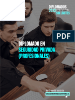 Diplomado en Seguridad Privada para Profesionales 2023