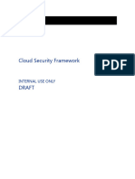 Cloud Security Assessment Framework