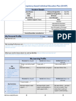 Competency Based Iep Template Fillable Word