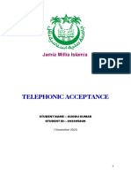 Telephonic Acceptance