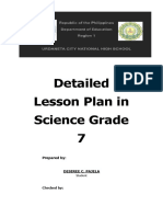 Grade 7 Ucnhs Lesson Plan
