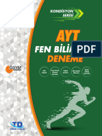 Ayt Fen Bi̇li̇mleri̇ Branş Denemesi̇