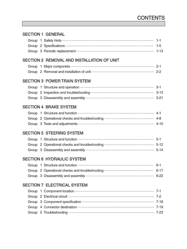 Hyundai Service Manual Overview | PDF | Elevator | Brake