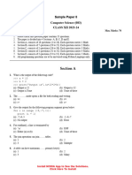 CS Sample Paper 8