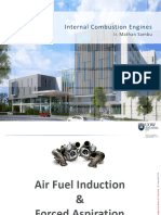 ICE Lecture 5 - Air Fuel Induction and Forced Aspiration