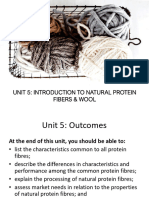 Unit 5i Slides - Introduction To Natural Protein Fibers & Wool