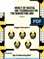 PPT Digital Marketing Kel 4 THE IMPACT OF DIGITAL MEDIA AND TECHNOLOGY ON THE MARKETING MIX