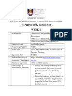 Supervision Logbook-Msp660 - Math (Week 2)