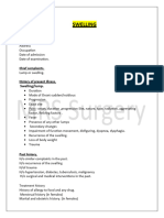 Examination of A Swelling