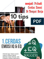 10 Tips - Menjadi Pribadi Cerdas Emosi Di Tempat Kerja