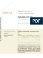 Seismic Sounding of Convection in The Sun