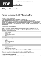 Range Updates With BIT - Fenwick Tree - Everything Under The Sun