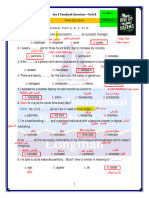 Longman 2023 Unit 8 Answered - Marked