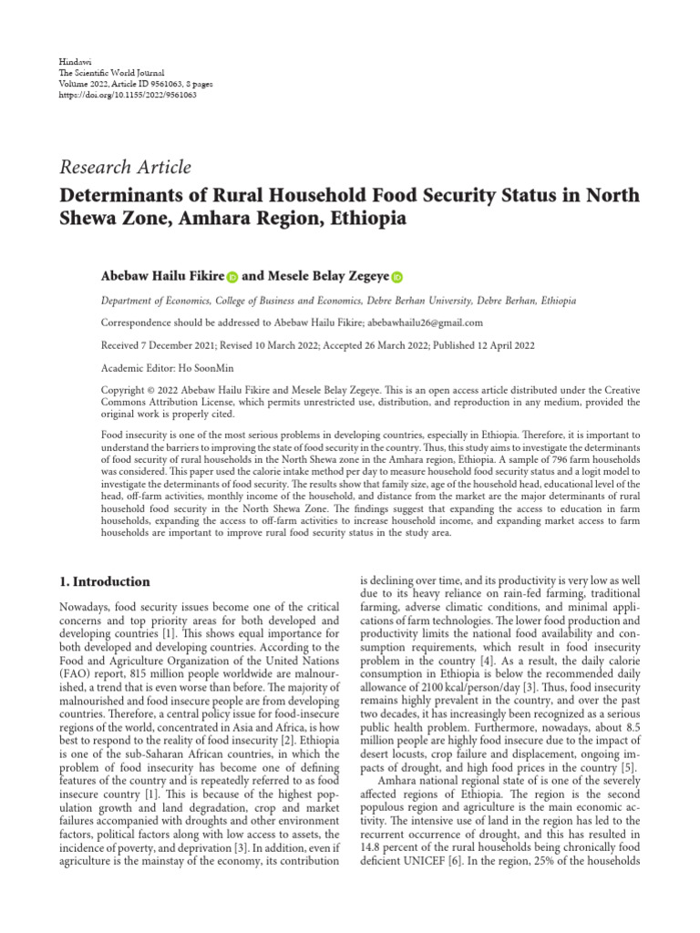 Food Security Pdf Food Security Poverty