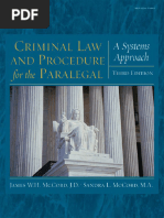 James W. H. McCord, Sandra L. McCord - Criminal Law and Procedure For The Paralegal - A Systems Approach-Cengage Learning (2005)