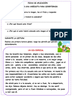 FICHA COMU Marzo 18 COM Ficha LEEMOS UNA ANECDOTA PARA DIVERTIRNOS